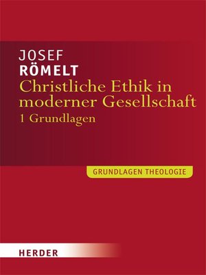 cover image of Christliche Ethik in moderner Gesellschaft